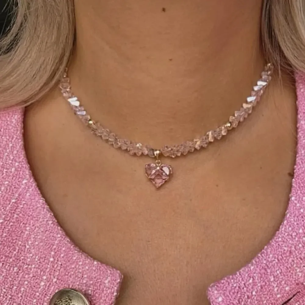 Bohemian heart necklace N800